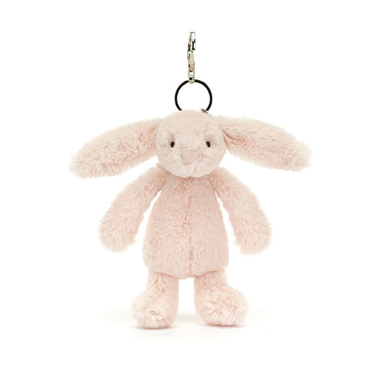 Bashful Blush Bunny Bag Charm premium plush bag charm curated by Nimori Toys