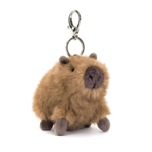 Clyde Capybara Bag Charm premium plush bag charm curated by Nimori Toys