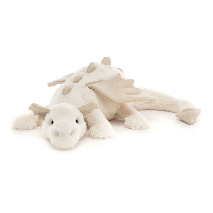 Snow Dragon premium dragon plush toy curated by Nimori Toys
